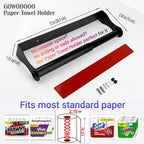 Paper Towel Holder Under Cabinet, Paper Towel Holder, Waterproof and Rustproof - Image 3