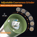2Pack Electric Salt and Pepper Grinder Set USB Rechargeable - Image 3