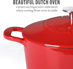 Martha Stewart Gatwick 4 Quart Enamel Cast Iron Dutch Oven - Image 3