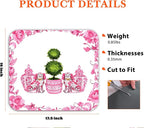 Pink Chinoiserie Dish Drying Mat - Image 6