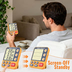 Digital Dual Kitchen Timer, 3 Channels Countdown Triple Timer - Image 5