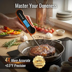 0.5 Sec Instant Read Meat Thermometer Digital - Image 3