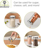 Fox Run Classic Glass Sugar Shaker, 12 Ounce Salt and Sugar Container - Image 7