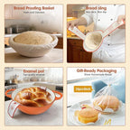 5QT Enameled Cast Iron Dutch Oven - Image 5