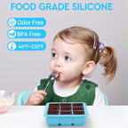 Silicone Ice Cube Trays with Lid, 9x1.3 inch, Small Ice Cube Trays - Image 5