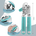 Safring Can Opener Manual, Heavy Duty Handheld Strong Can Opener - Image 2