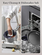 DUXANO Ceramic Pots and Pans Set Non Stick, 2026 Upgraded Hybrid Frypan - Image 10