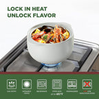 MINH LONG 1-Qt Porcelain Dutch Oven - Image 2