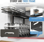 Under Sink Organizer Upgrade To Professional Rails, 2-Tier Dual Pull Out - Image 4