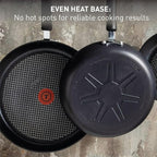 T-fal Ultimate Hard Anodized Nonstick Fry Pan Set 2 Piece, 12 Inch, Oven - Image 6