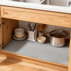 Aisslro Under Sink Mat 25" X 19", Waterproof Silicone Under Sink Mats - Image 8