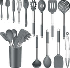 E-far 14 Pieces Silicone Cooking Utensils Set, Kitchen Utensils Set by E-far