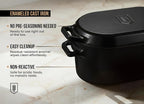 Kook Dutch Oven, For Sourdough Baking, Dual Handles, Enameled Cast Iron - Image 4