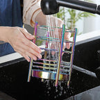 Rainbow Kitchen Utensil Holder for Kitchen Counter, Stainless Steel Utensil - Image 6