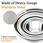 Mixing Bowls, Utensils for the Kitchen, Dishwasher Safe, 3.75L / 3.25L / 2.5L / - Image 3