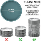 OHMO 2 Pack Pet Food Can Lids, BPA Free Silicone Covers - Image 2