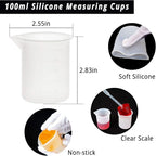 Gartful 100ml Silicone Measuring Cups - Image 3