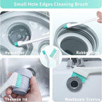 Lumkew Small Cleaning Brush Tight Spaces, Tiny Cleaning Brush Mini Parts - Image 3