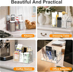 Acrylic Utensil Caddy.Silverware Organizer & Utensil Holder-Heavy-Duty - Image 4