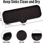 Zulay Kitchen Large Silicone Sponge Holder – Flexible Sink Organizer Tray - Image 4