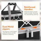 Lifewit Insulated Double Decker Casserole Carrier, Expandable Lasagna Lugger - Image 7