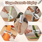 Premium Vegetable Peeler with Wooden Handle and Bottle Opener, Stainless Steel - Image 5