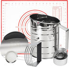 Baking Tool Kit: pastry cutter, flour sifter by Unknown