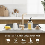 eormoe 30 Inch Faucet Mat for Kitchen Sink - Image 5