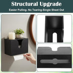 Paper Towel Dispenser Countertop, Wooden Bathroom Paper Towel Holder - Image 4
