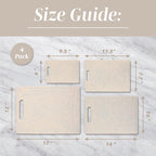 COOK WITH COLOR Non-Slip Cutting Board Set – Kitchen Essentials with Easy Grip - Image 5