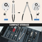 Kitchen Tongs, Stainless Steel Cooking Tongs - Image 7
