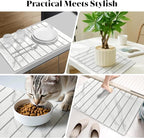 Large Stone Dish Drying Mats for Kitchen Counter, Fast Drying Collapsible Dish - Image 7