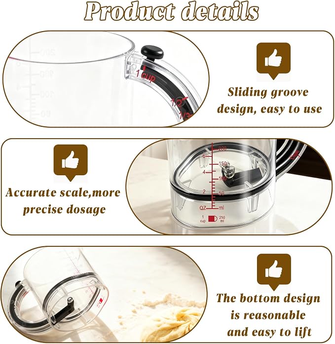 4-in-1 Adjustable Measuring Cup - Image 4