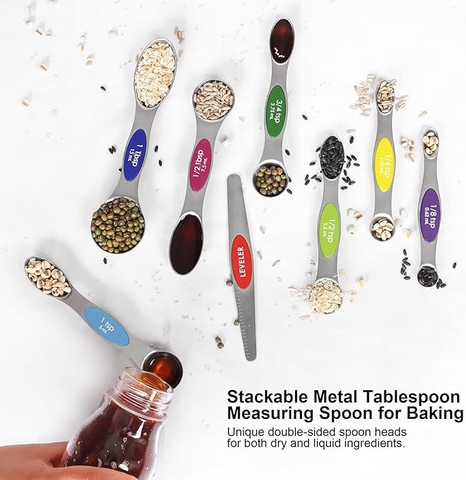 Multicolor Magnetic Measuring Spoons Set - Image 5
