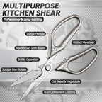SSGP Kitchen Shears Set, All Purpose Heavy Duty Poultry Shears, Sharp Japanese - Image 3