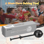 HULISEN Flour Duster for Baking, One-Handed Operation, 304 Stainless Steel - Image 7
