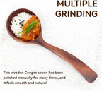 Wooden Ladle, 7.87inch Soup Ladle Wooden Serving Spoon Soup Spoon Ladle - Image 5