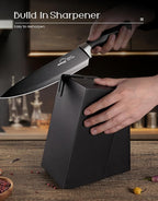 Amorston Knife Set, 15 Pieces Kitchen Knives Set - Image 5