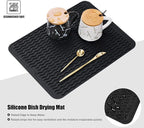 Large 14" x 11" Silicone Dish Drying Mat - Image 3
