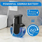2Pack Automatic Soap Dispenser Touchless, Rechargeable Foaming Soap Dispenser - Image 7