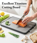 Titanium Cutting Board for Kitchen- Double Sided Chopping Board - Image 8