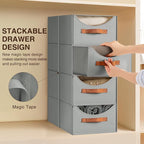 Homsorout Stackable Storage Drawers - Image 4