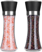 Hotder Premium Pepper and Salt Grinder Set of 2-Refillable Coarseness by Hotder