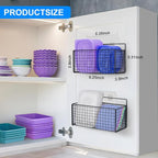 2 Pack Large Adhesive Cabinet Organizer - Image 2