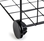 Amazon Basics 6-Cube Wire Grid Stackable Storage Organizer, Metal Shelving Unit - Image 5