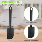 Meekoo 5 Pieces 10 Inch Rubber Spatula, 500°f High Heat Resistant Silicone - Image 2