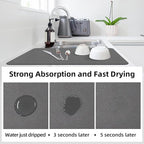 LOPNUR Kitchen Dish Drying Mat, 31.5"x17" Extra Large Dish Drying Mats - Image 3