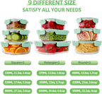 HOMBERKING Glass Food Storage Containers - Image 2