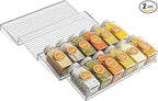 Yieach 4 Pack Adjustable In Drawer Spice Organizer by Yieach