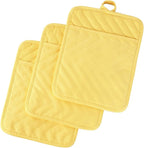 Anyi Pot Holders and Oven Mitts 7" X 9" Heat Resistant Cotton Pocket Pot Holder by Unknown